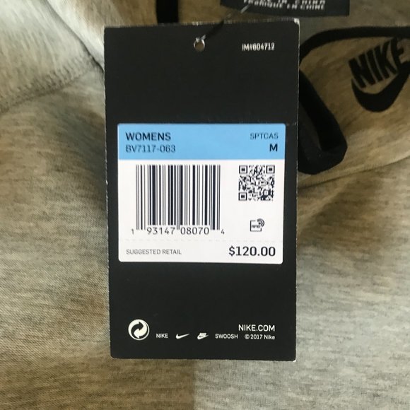 Nike Sportswear Tech Fleece Mock Neck Dress NWT M - Picture 14 of 16